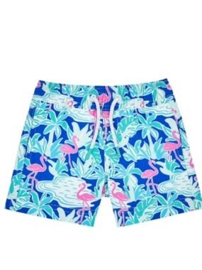 Member's Mark Boys Resort Swim Trunk Flaminogs Multiple Sizes